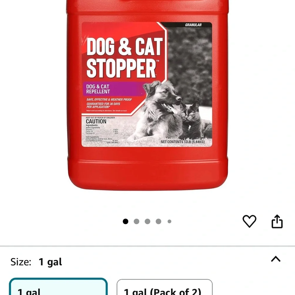 Dog and cat stopper repellent new ! ! Anything marked 10$ and under is 3/for 10$